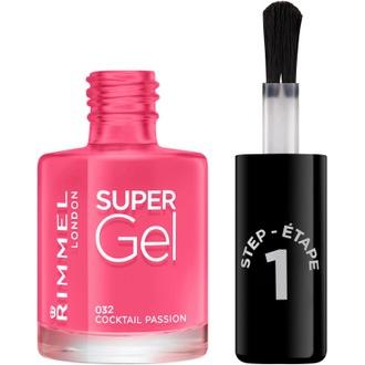 Rimmel 12Ml Super Gel Nail Polish Kynsilakka 032 Cocktail Passion