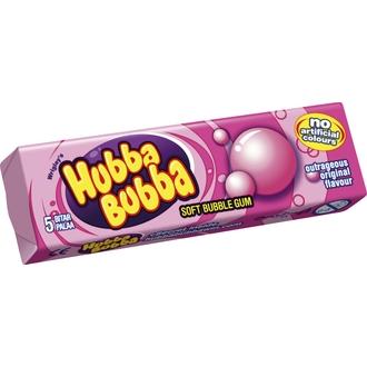 Hubba Bubba Outrageous Original purukumi taskupakkaus (35 g) kalorit ja ravintosisältö - 287 kcal