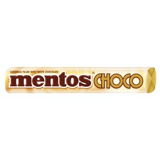 Mentos White Choco 38g kalorit ja ravintosisältö