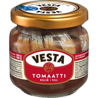Vesta tomaattisilli 160/100g MSC kalorit ja ravintosisältö - 210 kcal