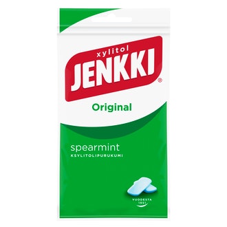 Jenkki spearmint ksylitolipurukumi 30g kalorit ja ravintosisältö - 163 kcal
