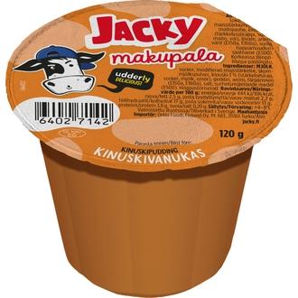 Jacky Makupala kinuskivanukas 120g kalorit ja ravintosisältö