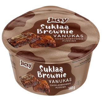 Jacky vanukas 140g suklaabrownie kalorit ja ravintosisältö - 106 kcal