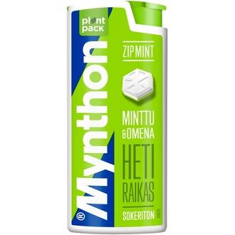 Mynthon Zip Mint Omena pastilli 30g kalorit ja ravintosisältö