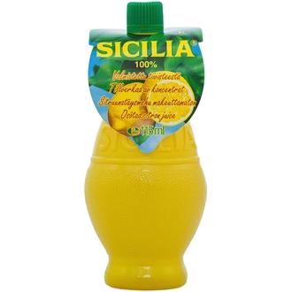 Sicilia Sitruunatäysmehu makeuttamaton 115ml kalorit ja ravintosisältö