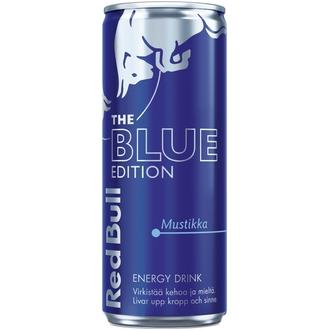 Red Bull Blue Edition Mustikka Energiajuoma 250ml kalorit ja ravintosisältö
