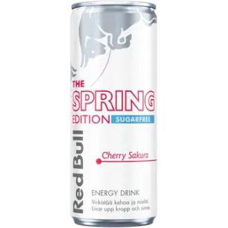 Red Bull Spring Edition Energy drink 250ml kalorit ja ravintosisältö - 3 kcal