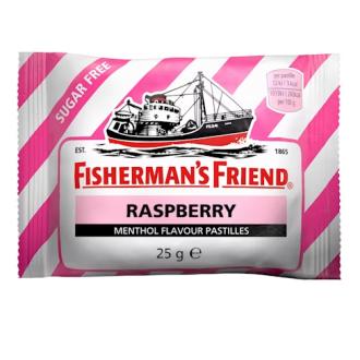 Fisherman´s Friend Vadelma sokeriton 25g kalorit ja ravintosisältö