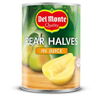 Del Monte 415g Päärynänpuolikas mehussa kalorit ja ravintosisältö - 56 kcal