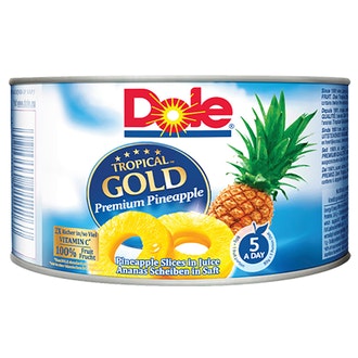 227/139g Dole Tropical Gold Ananasviipaleita mehussa kalorit ja ravintosisältö - 61 kcal