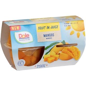 Dole Mango hedelmäkupit 4x113/68g kalorit ja ravintosisältö