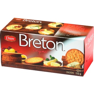Breton Original voileipäkeksi 112g kalorit ja ravintosisältö - 482 kcal