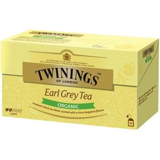 Twinings 25x2g Earl Grey Luomu tee