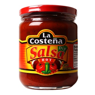 La Costeña Salsa Dip Hot tulinen salsadippi 453g kalorit ja ravintosisältö