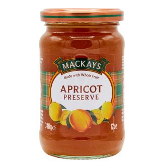 Mackays Aprikoosihillo 340g kalorit ja ravintosisältö - 264 kcal