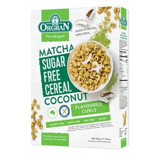 Orgran muro 200g matcha kookos gluteeniton kalorit ja ravintosisältö - 394 kcal