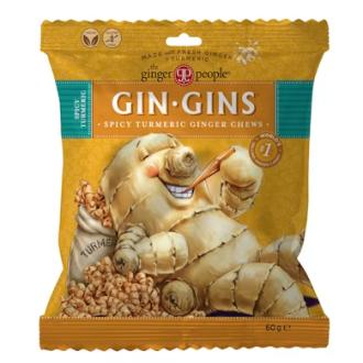 Ginger People inkiväärimak 60g kurkuma kalorit ja ravintosisältö
