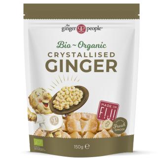 The Ginger People Luomu kristallisoitu inkivääri 150g kalorit ja ravintosisältö - 318 kcal