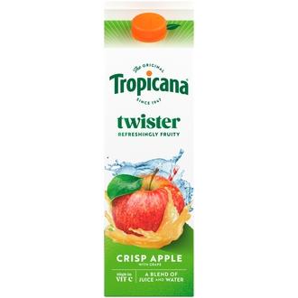 Tropicana Twister Crisp Apple mehujuoma 1L kalorit ja ravintosisältö