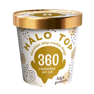 Halo Top 473ml Chocolate Chip Cookie D p kalorit ja ravintosisältö