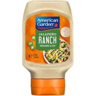 American Garden Ranch-Jalapeno -kastike 320ml kalorit ja ravintosisältö - 414 kcal