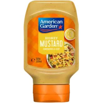 American Garden Hunaja-Sinappikastike 320ml kalorit ja ravintosisältö - 375 kcal