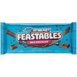 MrBeast Feastables Milk Chocolate maitosuklaalevy 60g kalorit ja ravintosisältö - 535 kcal