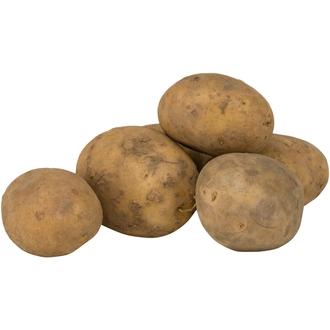 Kiinteä peruna harjattu kalorit ja ravintosisältö - 75 kcal