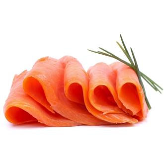 Savustamo kylmäsavulohifileeviipale kalorit ja ravintosisältö