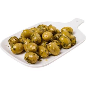 Välimeren Herkut Valkosipulitäyte oliivi kalorit ja ravintosisältö