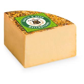 Sartori Bellavitano Garlic-Herbs kermainen kova juusto kalorit ja ravintosisältö - 411 kcal