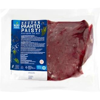 Kotimaista Naudan paahtopaistipala n1kg kalorit ja ravintosisältö - 125 kcal
