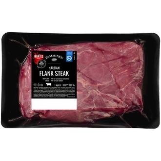 Tamminen naudan flank steak n500g kalorit ja ravintosisältö