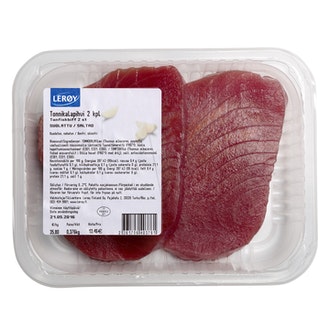 Lerøy tonnikalafileepihvi 2kpl kalorit ja ravintosisältö