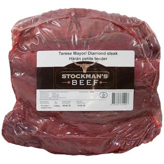 Stockmans naudan petite tendern. 1 kg, tuore kalorit ja ravintosisältö - 121 kcal
