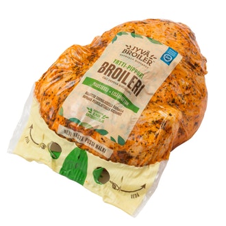 Jyväbroiler Yrtti-Pippurimaustettu Kokonainen Broileri n1,3kg kalorit ja ravintosisältö