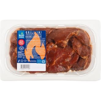 Kotimaista porsaan Hot & Sweet BBQ-marinoitu kasslerpihvi n. 1 kg / 6 kpl kalorit ja ravintosisältö