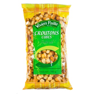 Vivien Paille Krutonki valkosipuli 500g kalorit ja ravintosisältö - 412 kcal