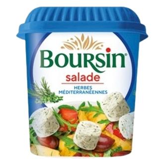 Boursin salaattijuustokuutioita välimerellisillä yrteillä 120g kalorit ja ravintosisältö