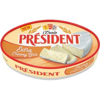 Président l ’Ovale Extra Creamy Brie 200g kalorit ja ravintosisältö