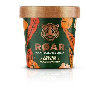 Roar mantelinmakuinen jäätelö Salted Caramel Macadamia 397g/500ml kalorit ja ravintosisältö