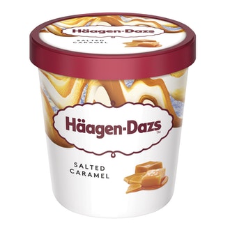 Häagen-Dazs 460 ml salted caramel kalorit ja ravintosisältö - 282 kcal