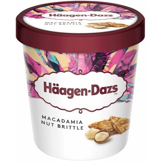 Häagen-Dazs 460ml macadamia nut brittle kalorit ja ravintosisältö