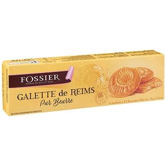 Fossier Galette Reims -keksi 75 g kalorit ja ravintosisältö
