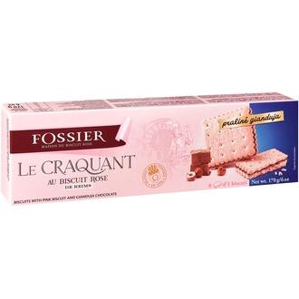 Fossier Pinkki täytekeksi Gianduja suklaa 170 g kalorit ja ravintosisältö - 474 kcal