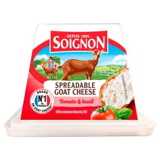 Soignon vuohenjuustolevite tomaatti-basilika 150g kalorit ja ravintosisältö