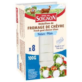 Soignon vuohenjuusto viipaloitu 100g kalorit ja ravintosisältö