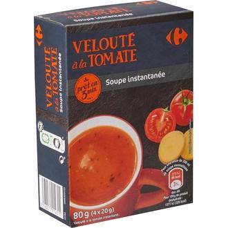 Carrefour keittoainekset kermainen tomaattikeitto 4 x 20 g kalorit ja ravintosisältö