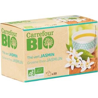 Carrefour Bio Jasmin vihreä tee luomu 20 pss