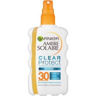 Garnier Ambre Solaire Clear Protect Aurinkosuojasuihke Sk30 200Ml
